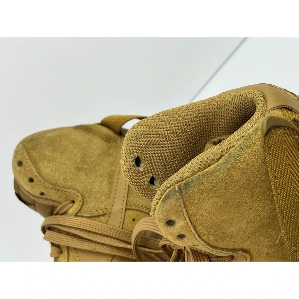 Nike Air Force 1 High LV8 Shoes Youth Size 6.5Y Wheat Tan Suede Gum CK0262-700